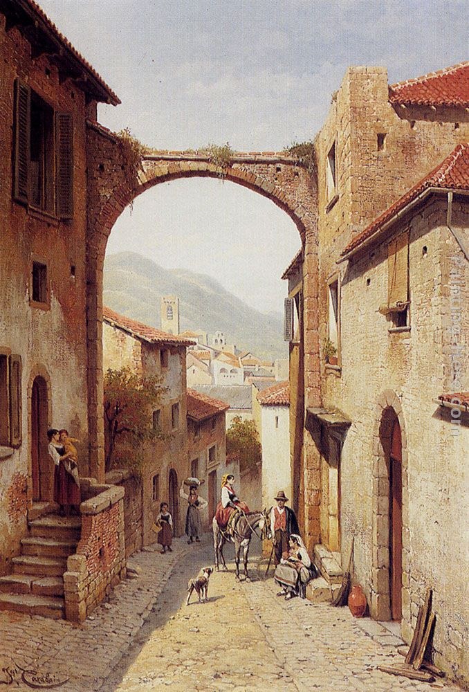 Jacques Carabain Rue A Narni, Italy